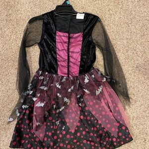 Pink and Black Kids Costume Dress